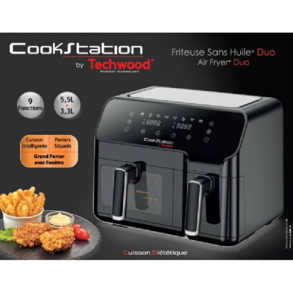 Friteuse Sans Huile TECHWOOD 8.8 Litres (CS-927) Friteuse Sans Huile TECHWOOD 8.8 Litres (CS-927)